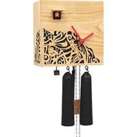 Cuckoo Clock - Romba CUBUS ENGRAVED, CU34-KO, 8-Day Black Forest Cuckoo Clock